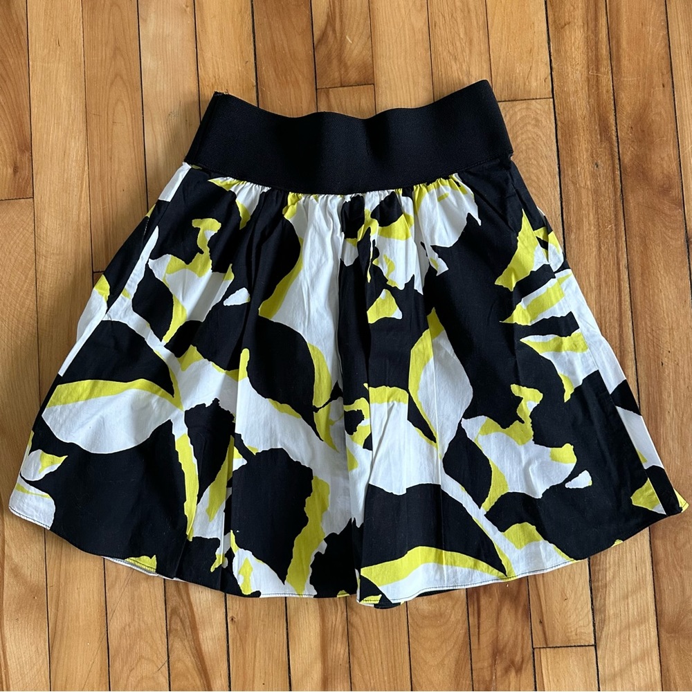 Express High-Waisted Patterned Skirt